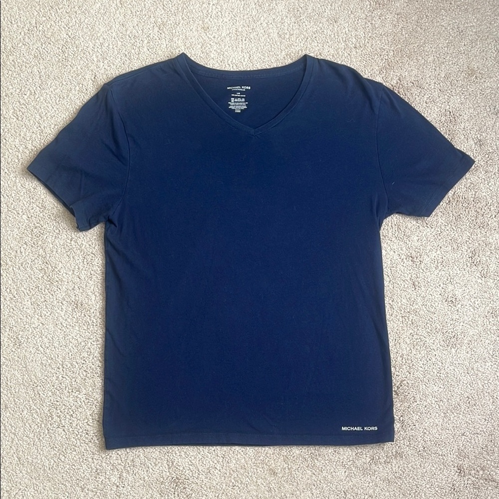 Michael Kors Classic Blue Shirt - Picture 1 of 3